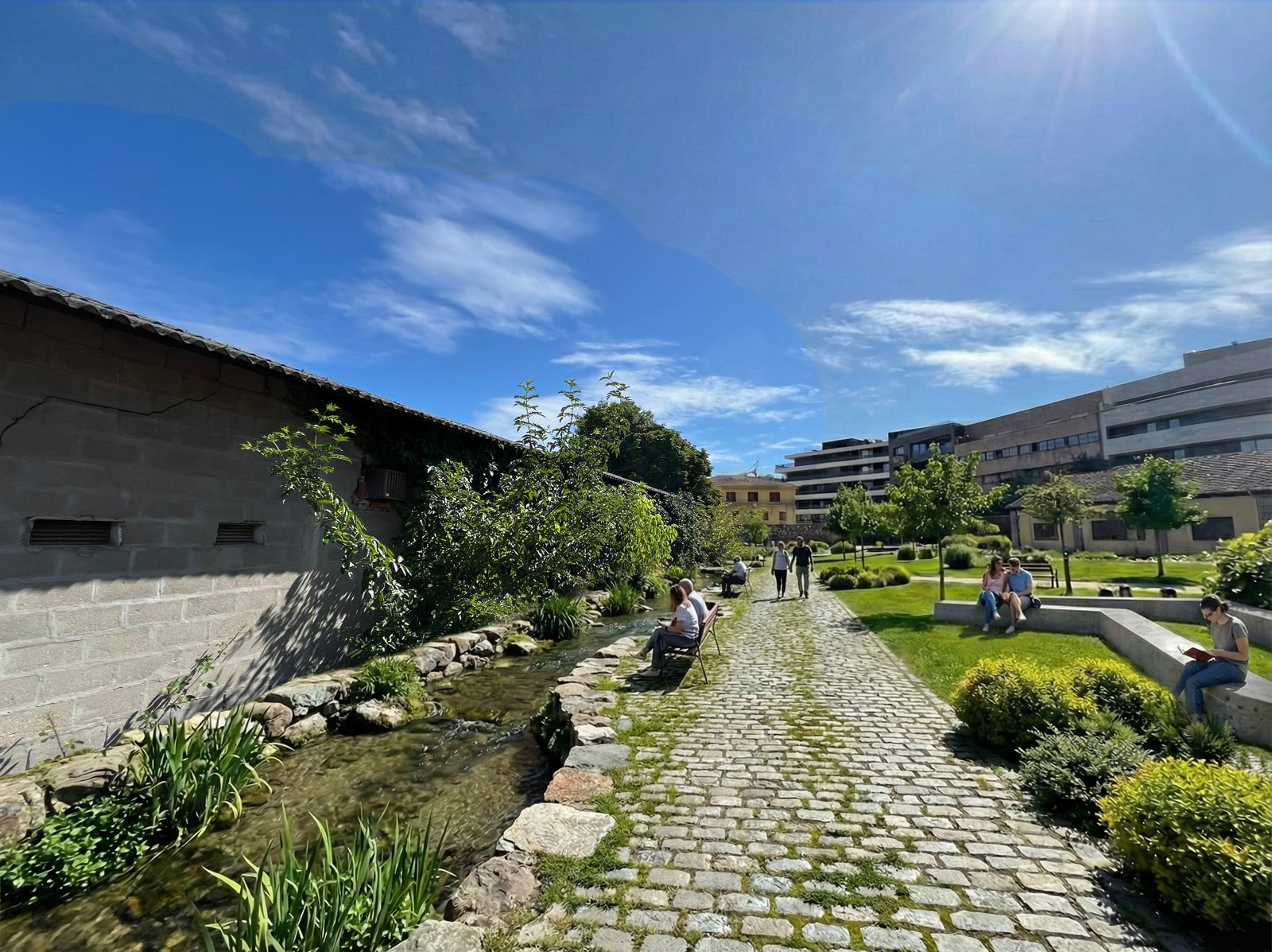Proposed recreational green condition after intervention